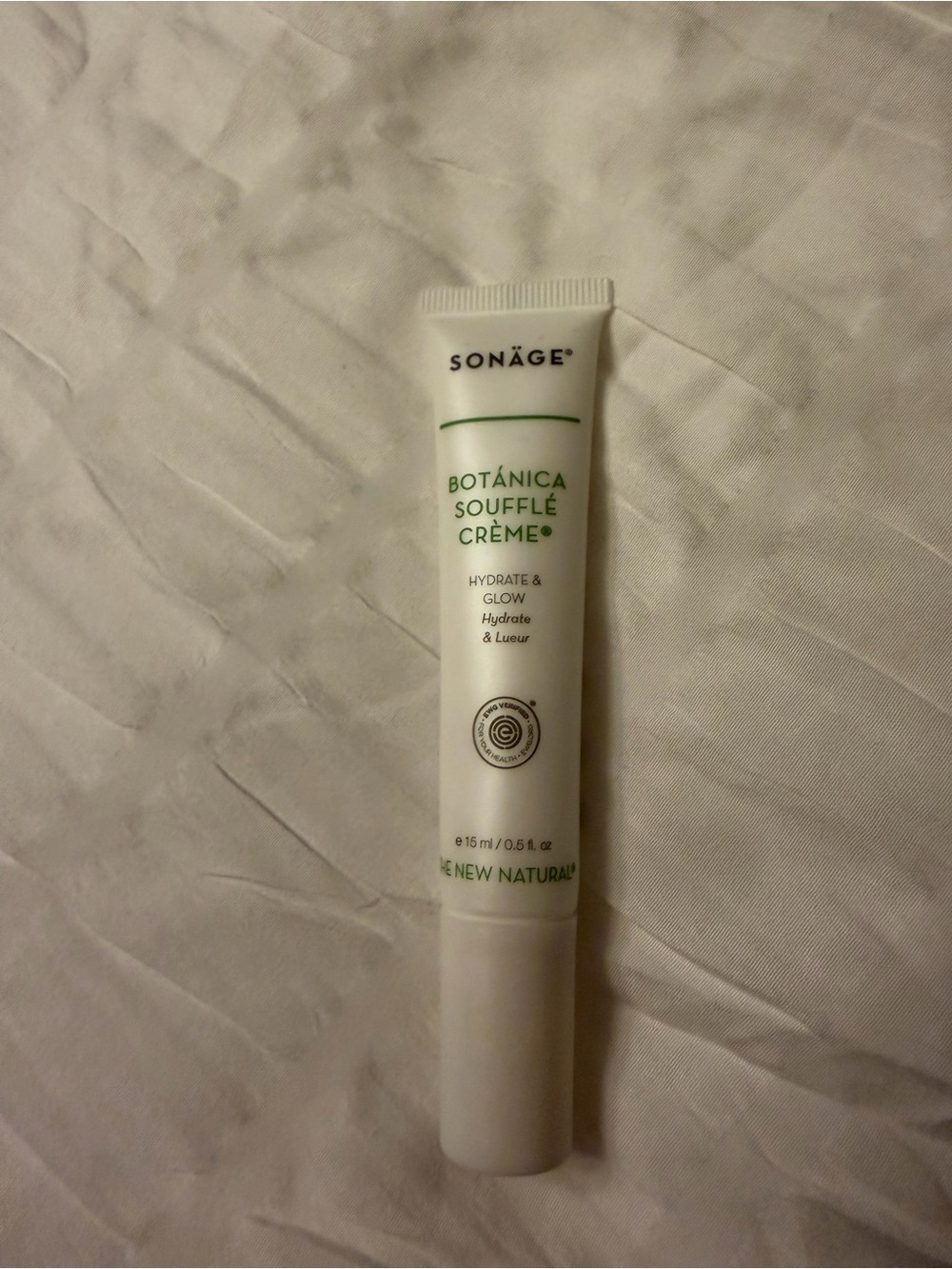 Sonage Skincare Botanica Souffle Creme Hydrate & Glow 15 mL/0.5 fl oz mini NEW